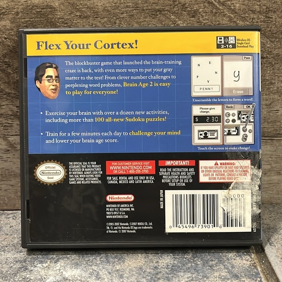 5 for $60 - Brain Age 2 Nintendo DS - Picture 4 of 4